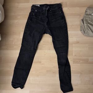 Black Skinny High Rise Jeans
